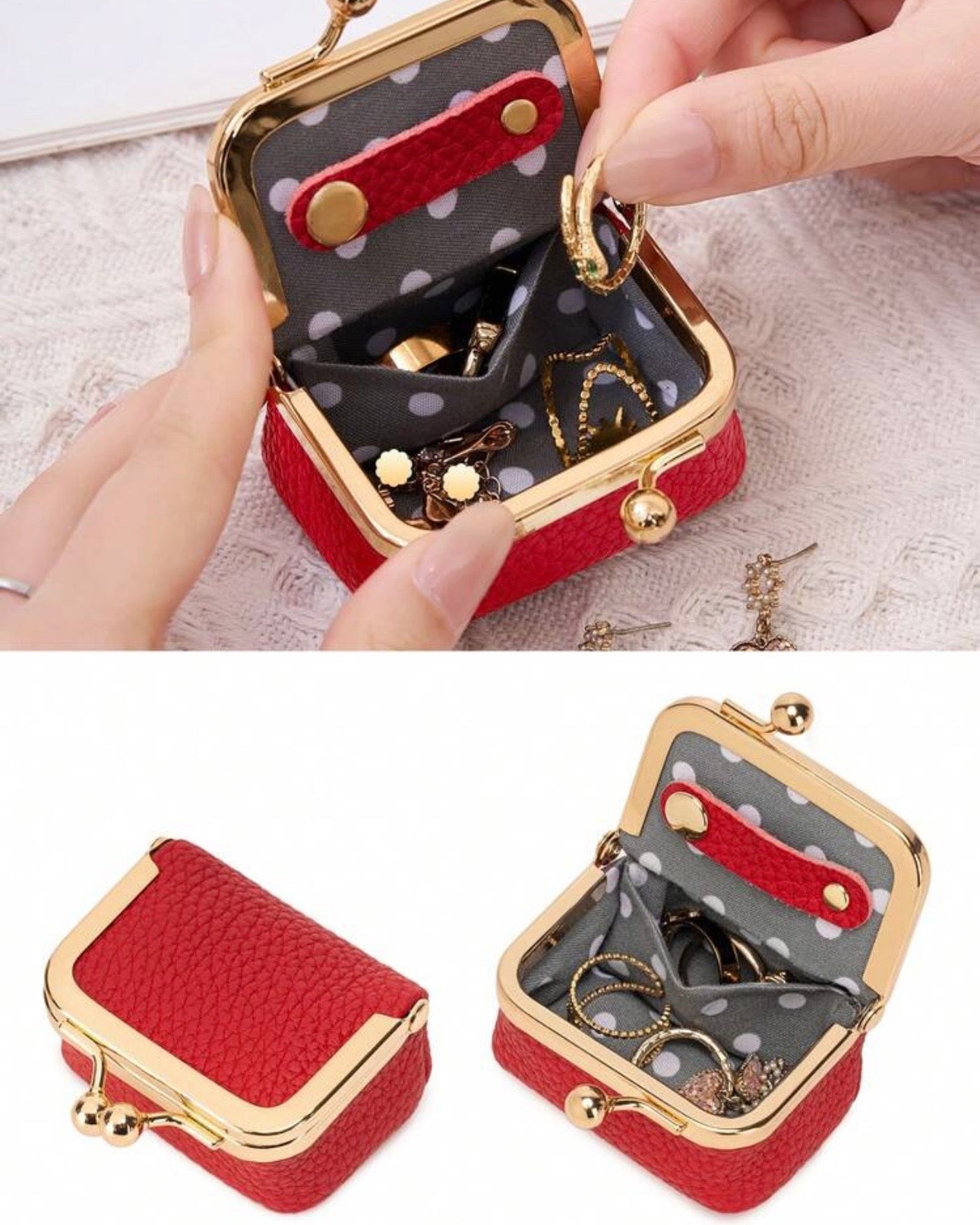 Multiple Colours Jewellery Box with Lock