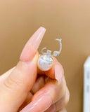 10/20 pcs Faux pearl beaded hair clips