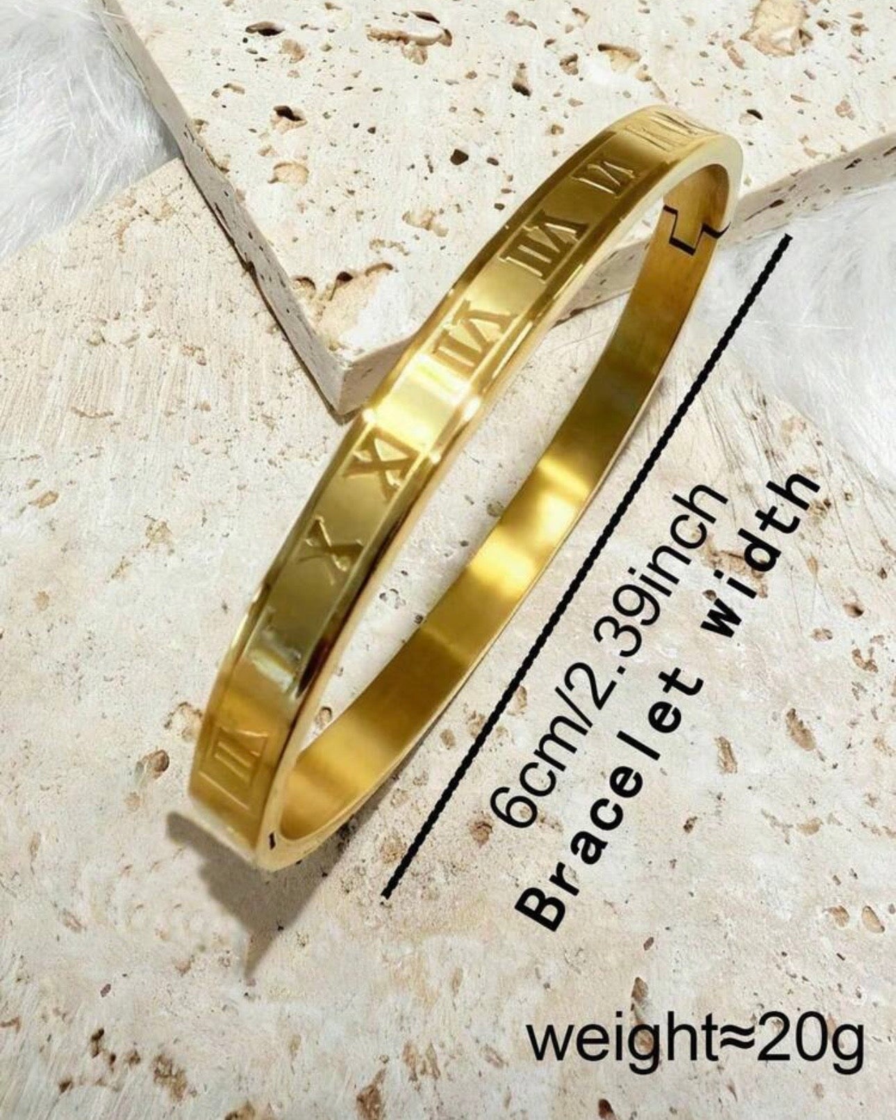 5 pcs High Quality Golden Stainless Steel Bracelet Set
