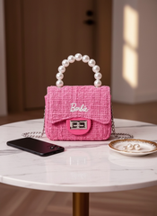 Pink Barbie Crossbody Chain Bag
