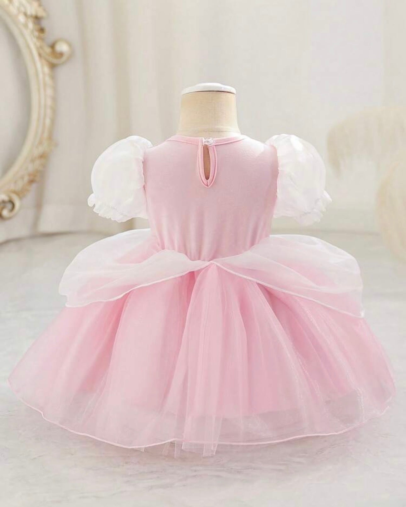 Baby Girls Pink Cinderella Dress