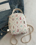Small Beige Multifunctional Backpack