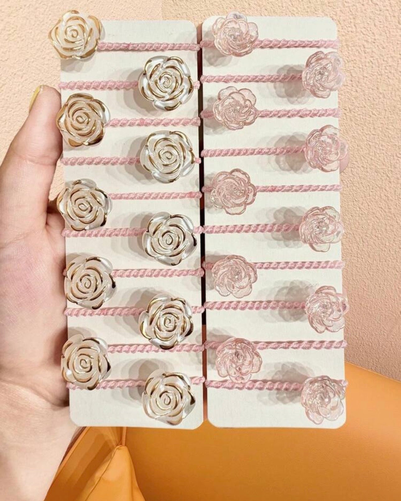 10/20/30 Pcs Floral Hair Ties