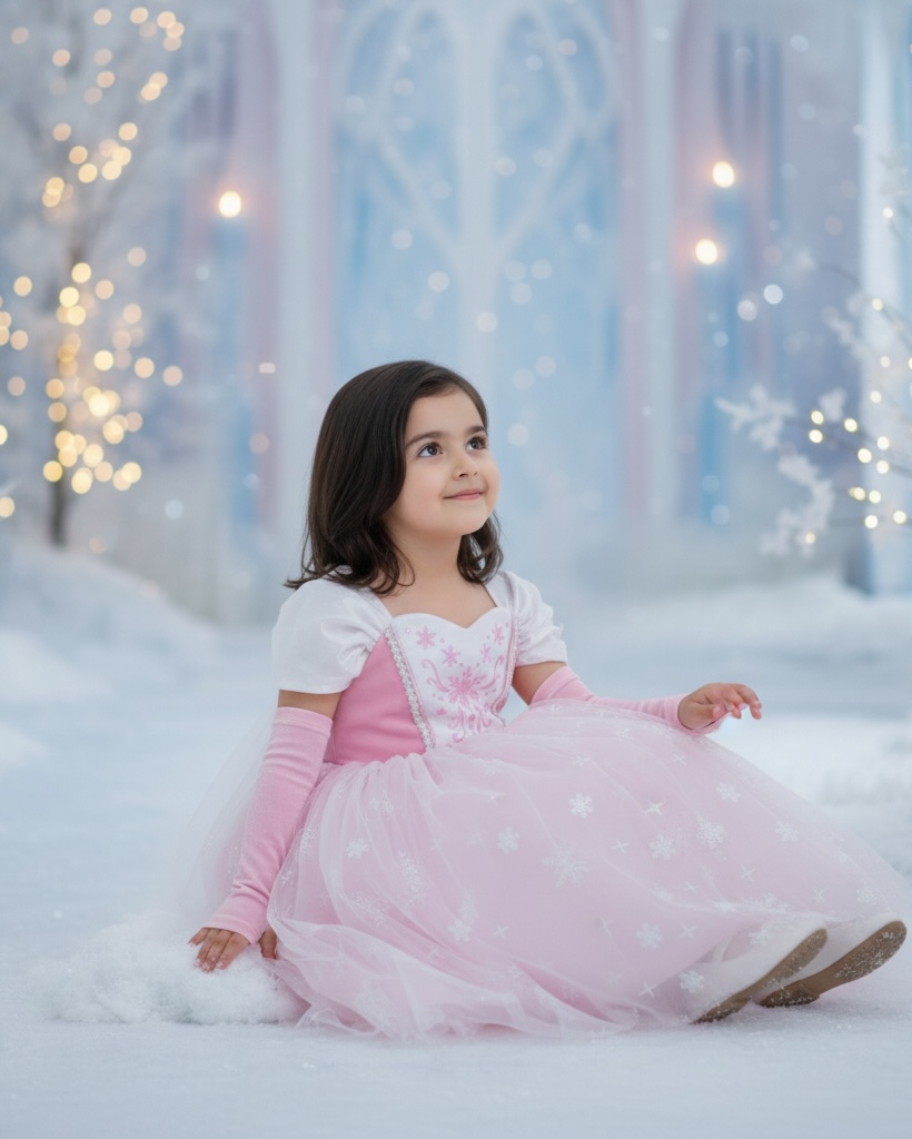 Girls Frozen Elsa Dress