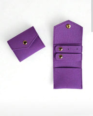 Mini Jewelry Pouch in Multiple Colours (Pink, Beige, Grey, purple, Brown, Light Grey, Rose Pink)