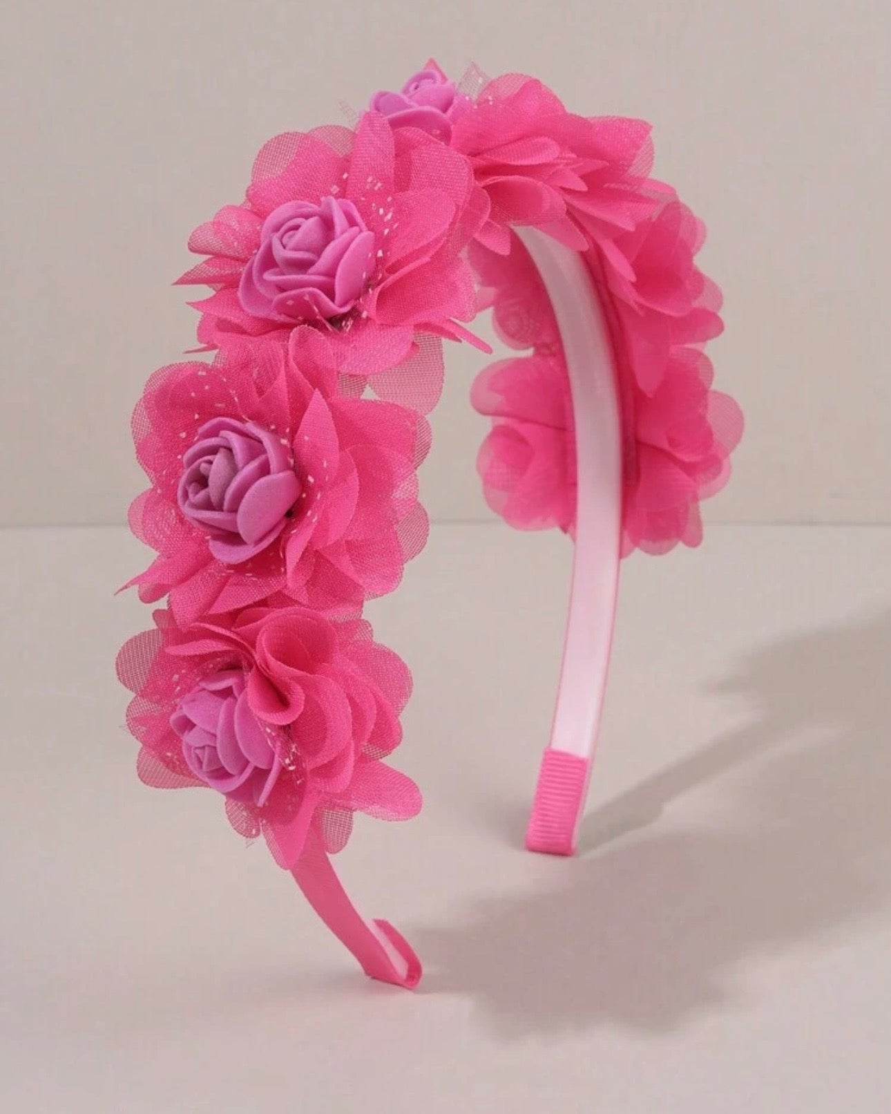1pc Solid Color Floral Children Headbands