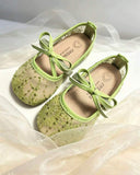 Green Lace Princess Shoes