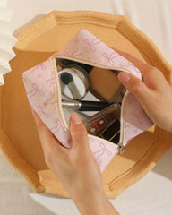 Kawaii Style Pink Bow Vanity Pouch