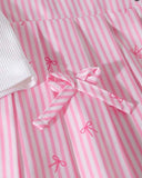 Girls’ Ribbed Knit Tank Top & Pink Print Skirt Set