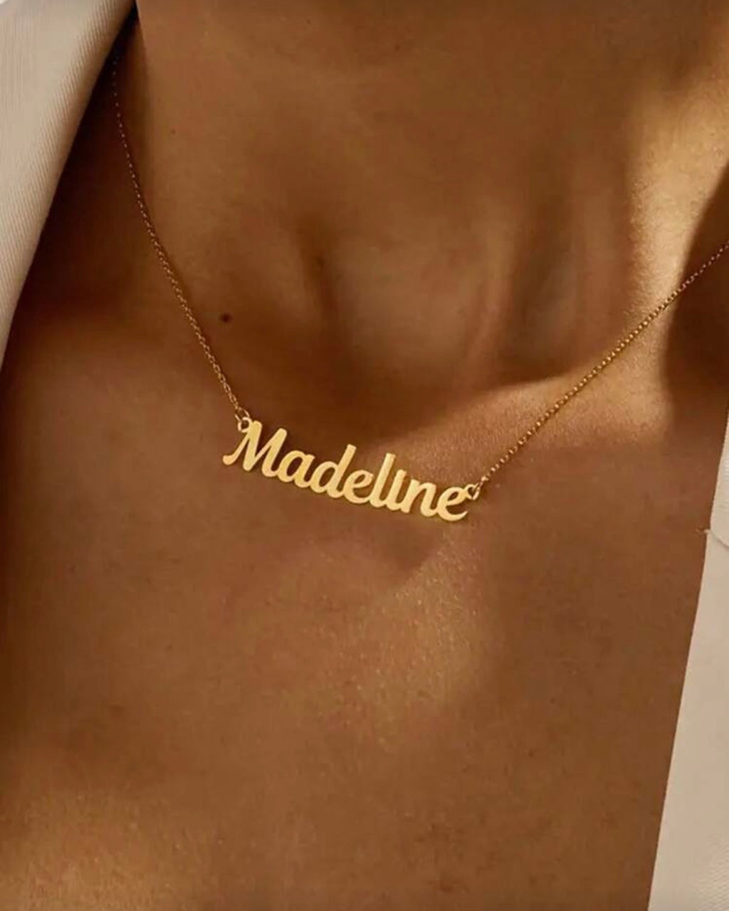 1PC Elegant 18K Gold Plated Customized Name Necklace
