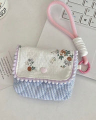 Cute Lace Floral Storage Pouch