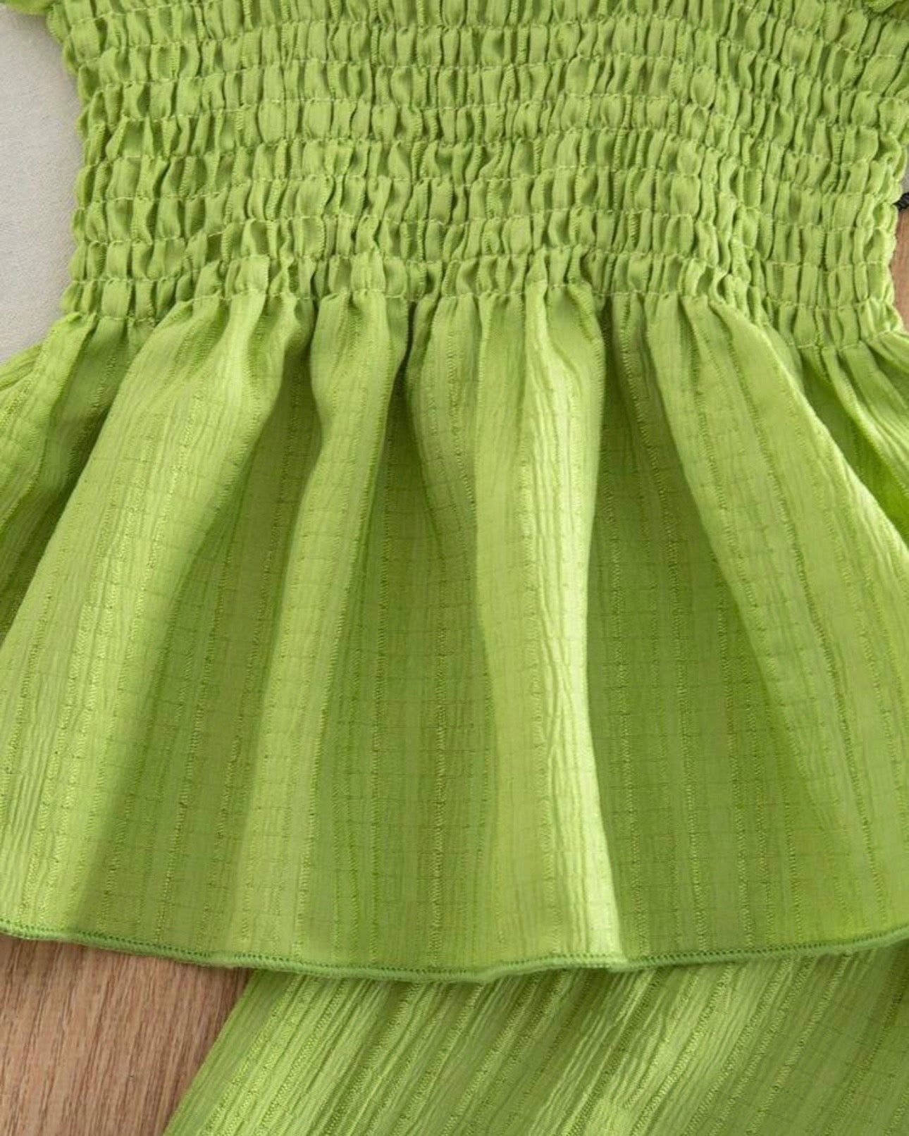 Girls’ Woven Camisole Top & Shorts Outfit (7 Colours)