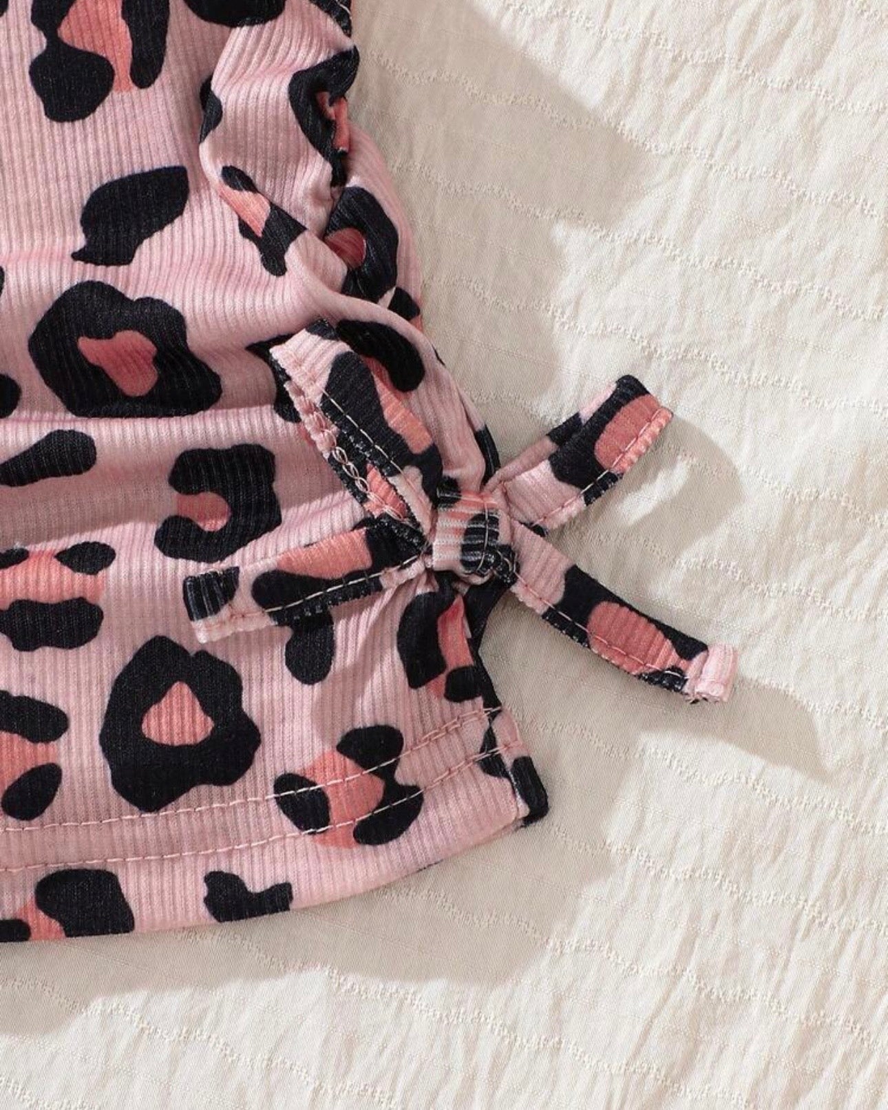 4pc Baby Girl Summer Outfit Set – Pink Tank Tops