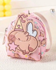 OBOVAY Mini Capybara Backpack With Keychain - Bag Charm