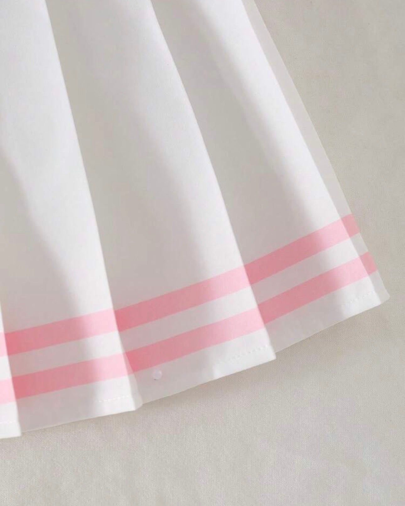 Girls Light Pink Tennis Outfit Set – Sleeveless Polo Shirt & Pleated Skirt