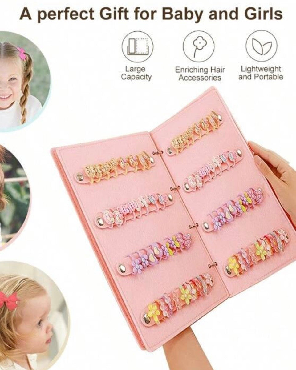 4-Page Loose-Leaf Booklet Design Organizer For Hair Accessories