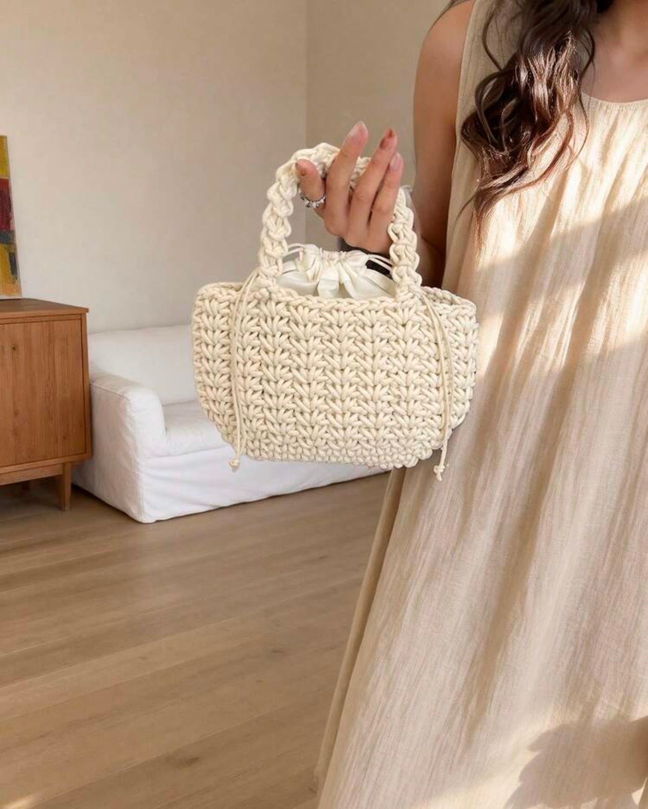 Stylish Crocheted Small Bag for Women