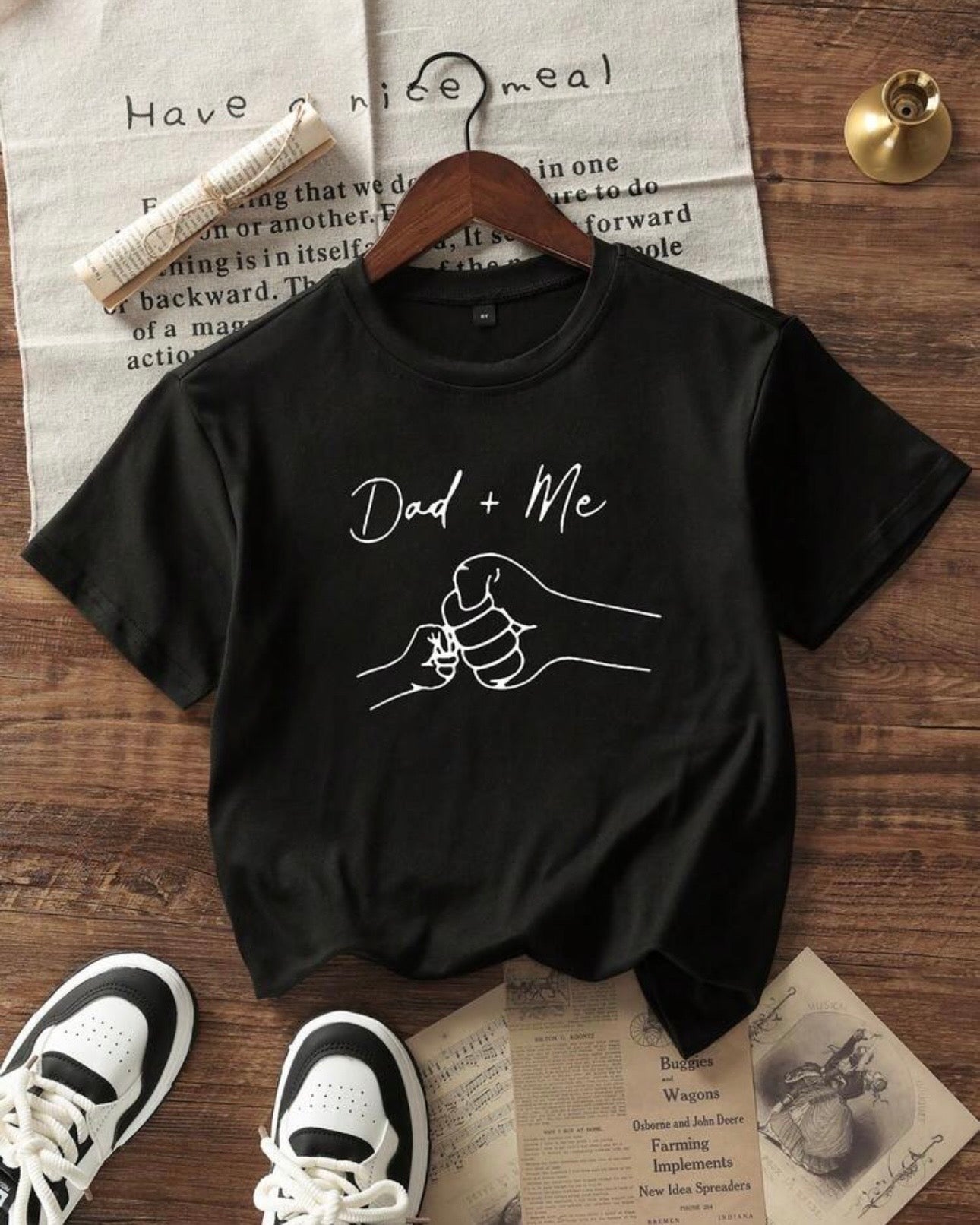 Boys “Dad + Me” Printed T-Shirt