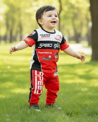 Baby Boys Racing Sports Graphic T-Shirt & Pants Set