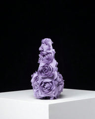 Viral Purple Rose Pattern  Elegant Handbag