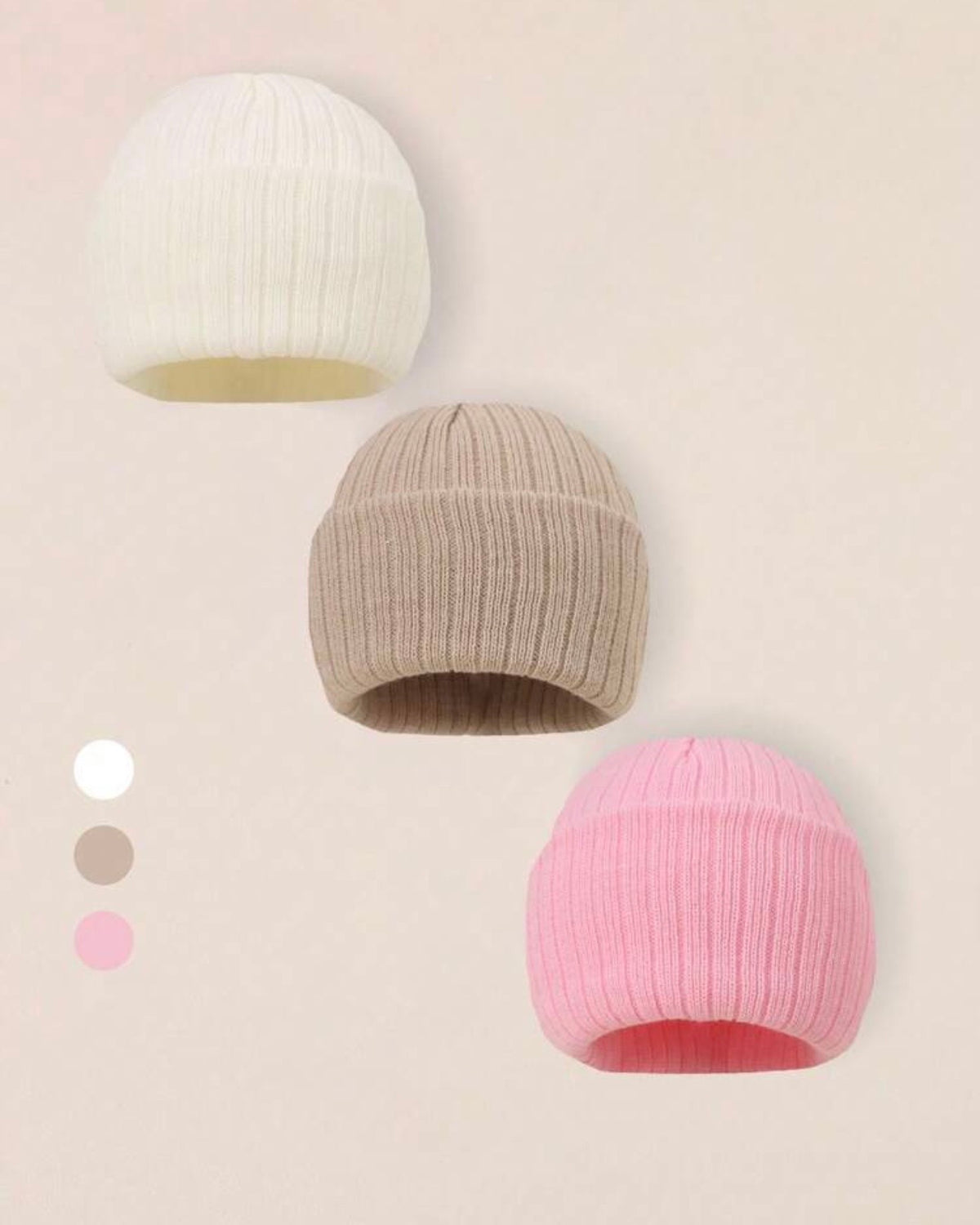 Pack of 3 Baby Winter Ribbed Socks