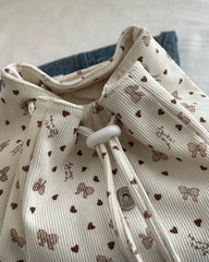 Premium Quality Bow Beige Packpacl