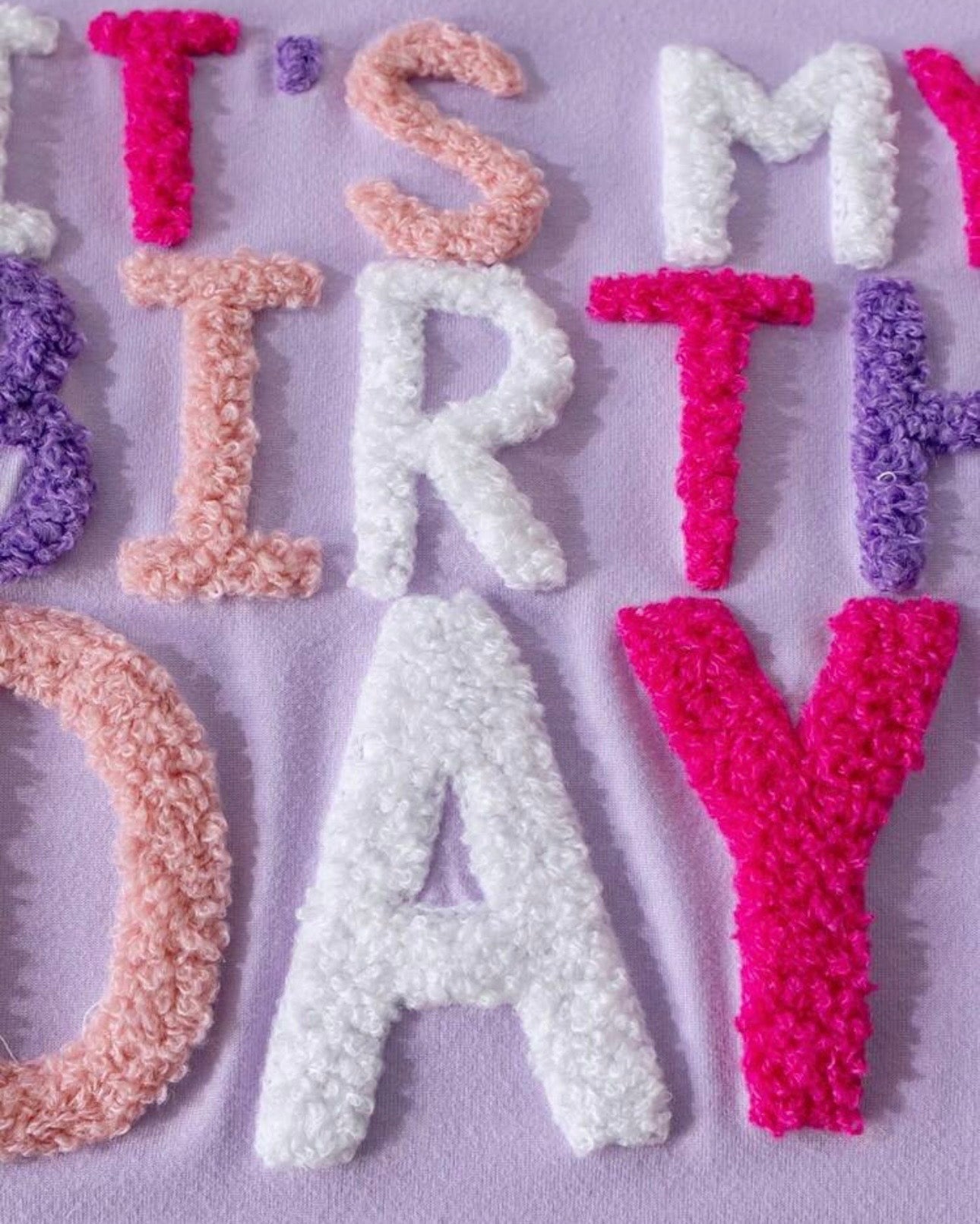 Girls Birthday Embroidery T-Shirt & Colorful Mesh Skirt 2-Piece Set
