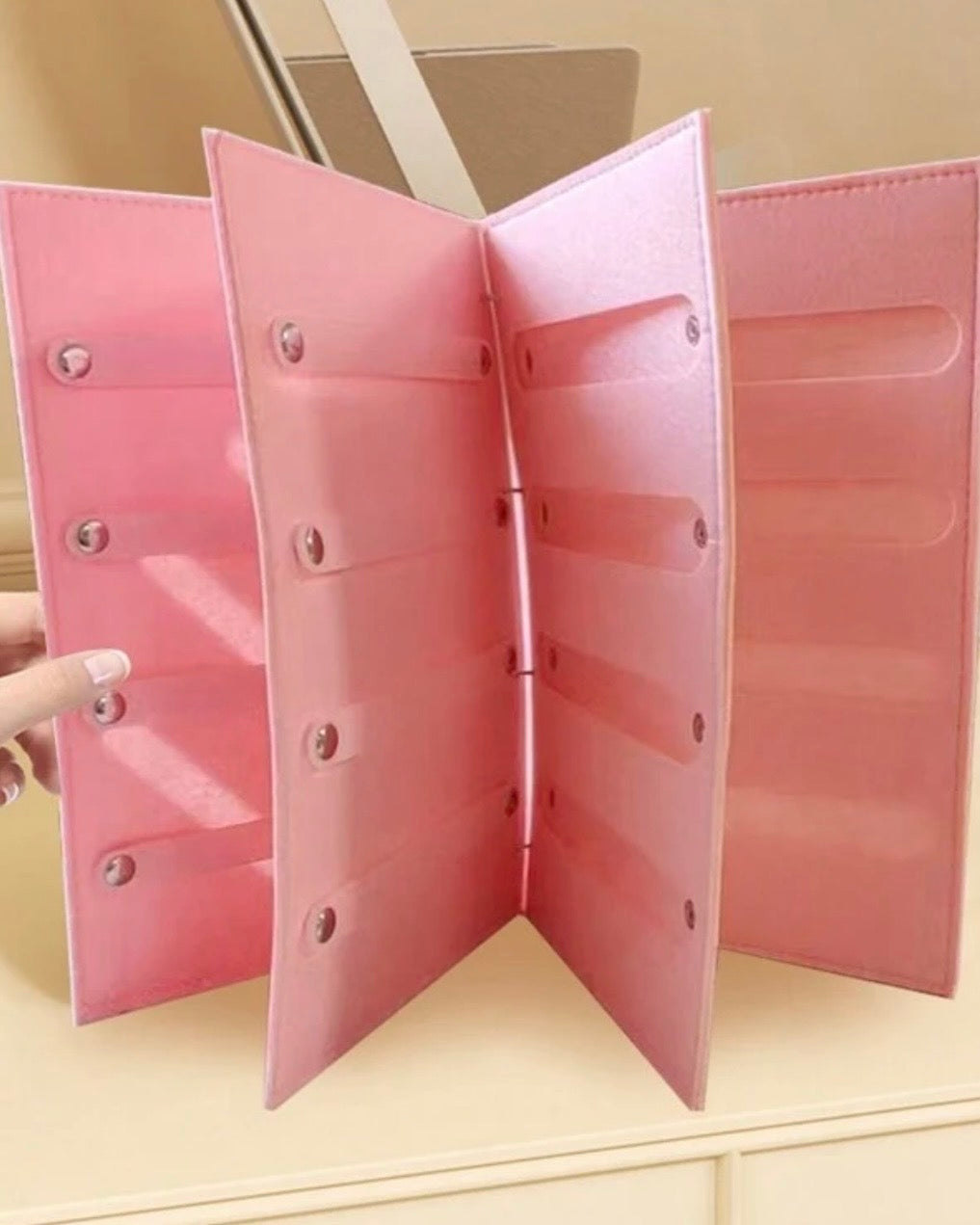 4-Page Loose-Leaf Booklet Design Organizer For Hair Accessories