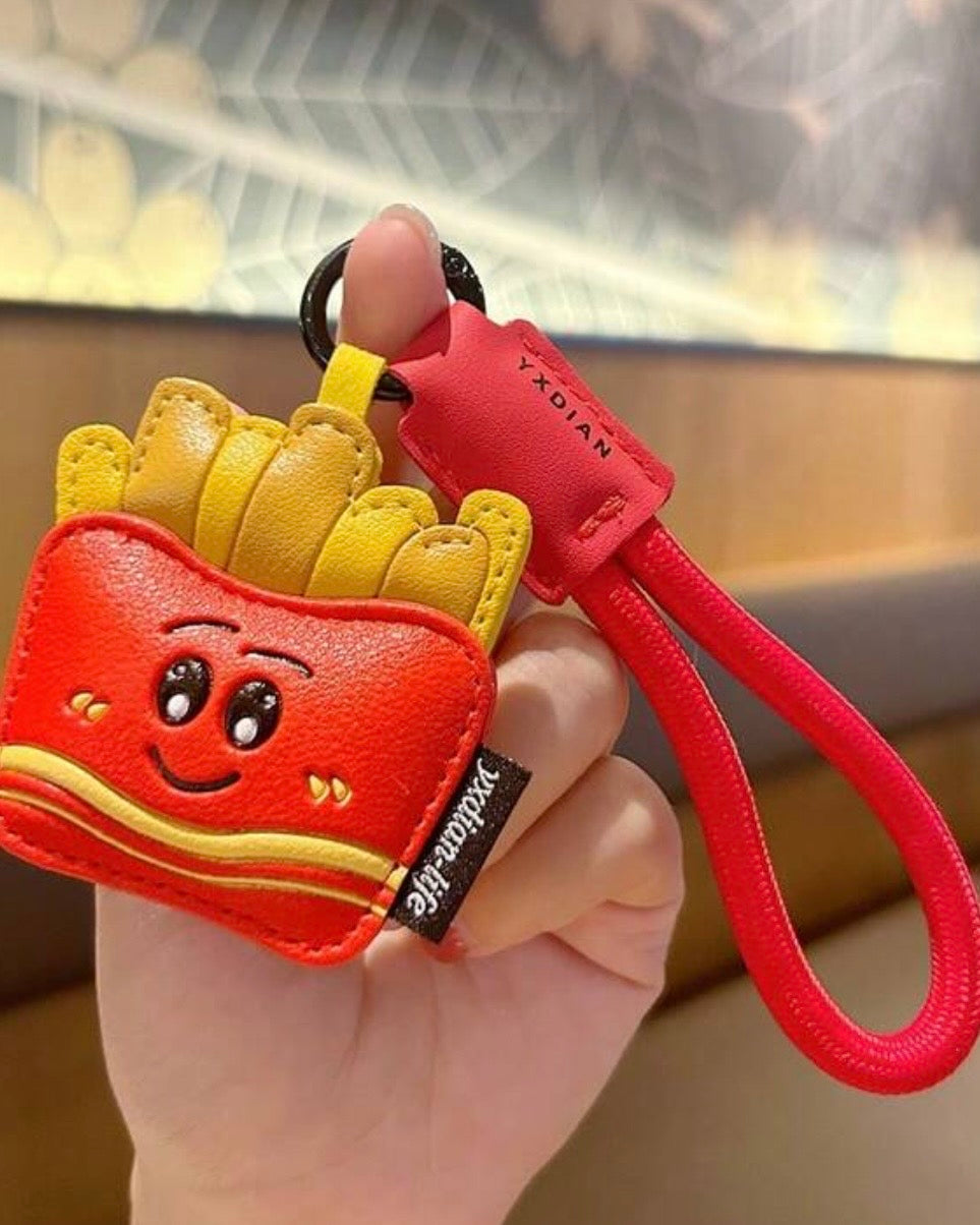 Ice Cream, Coffee and Mc Fries Bag Charms