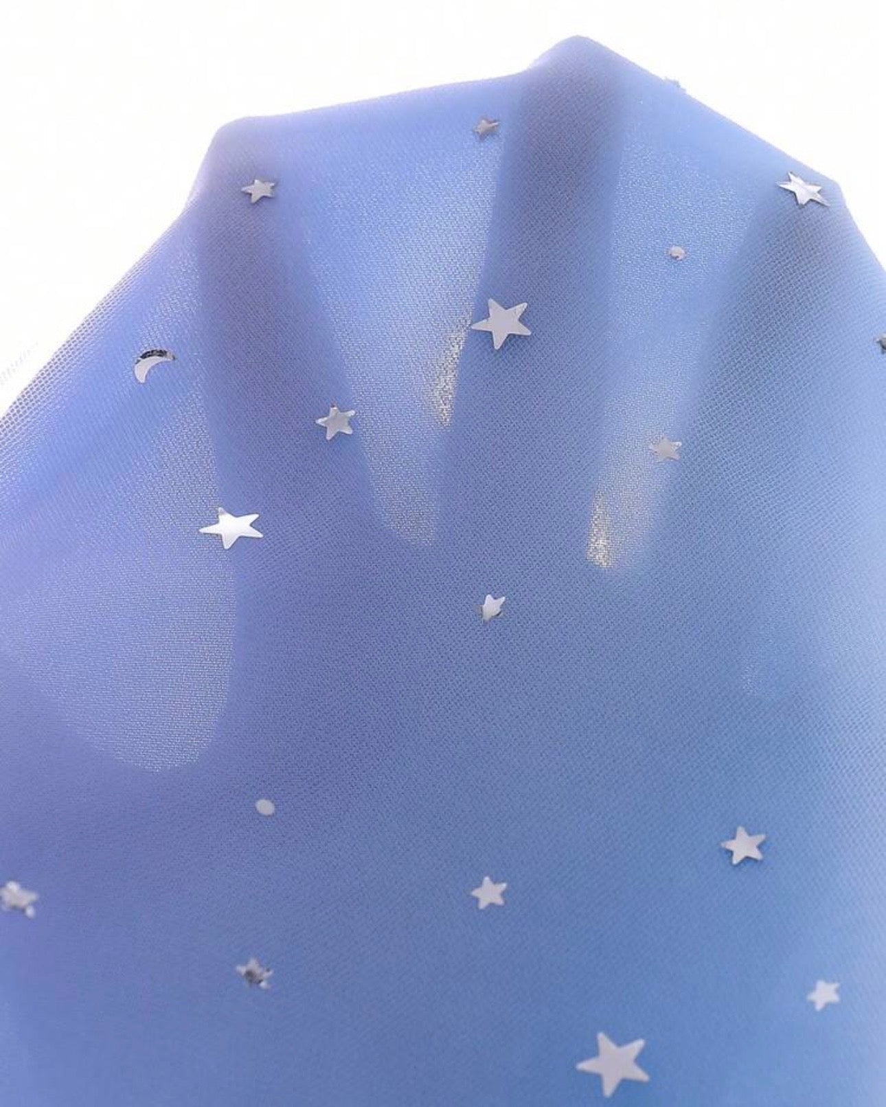 Girls Sleeveless Blue Starry Summer Dress