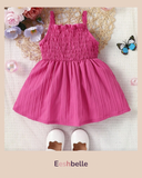 Casual Frock White and Pink