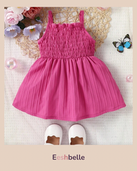 Casual Frock White and Pink