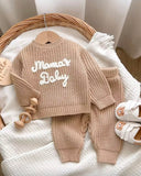 Newborn Baby Knit Sweater & Pants Set – 2 Pieces