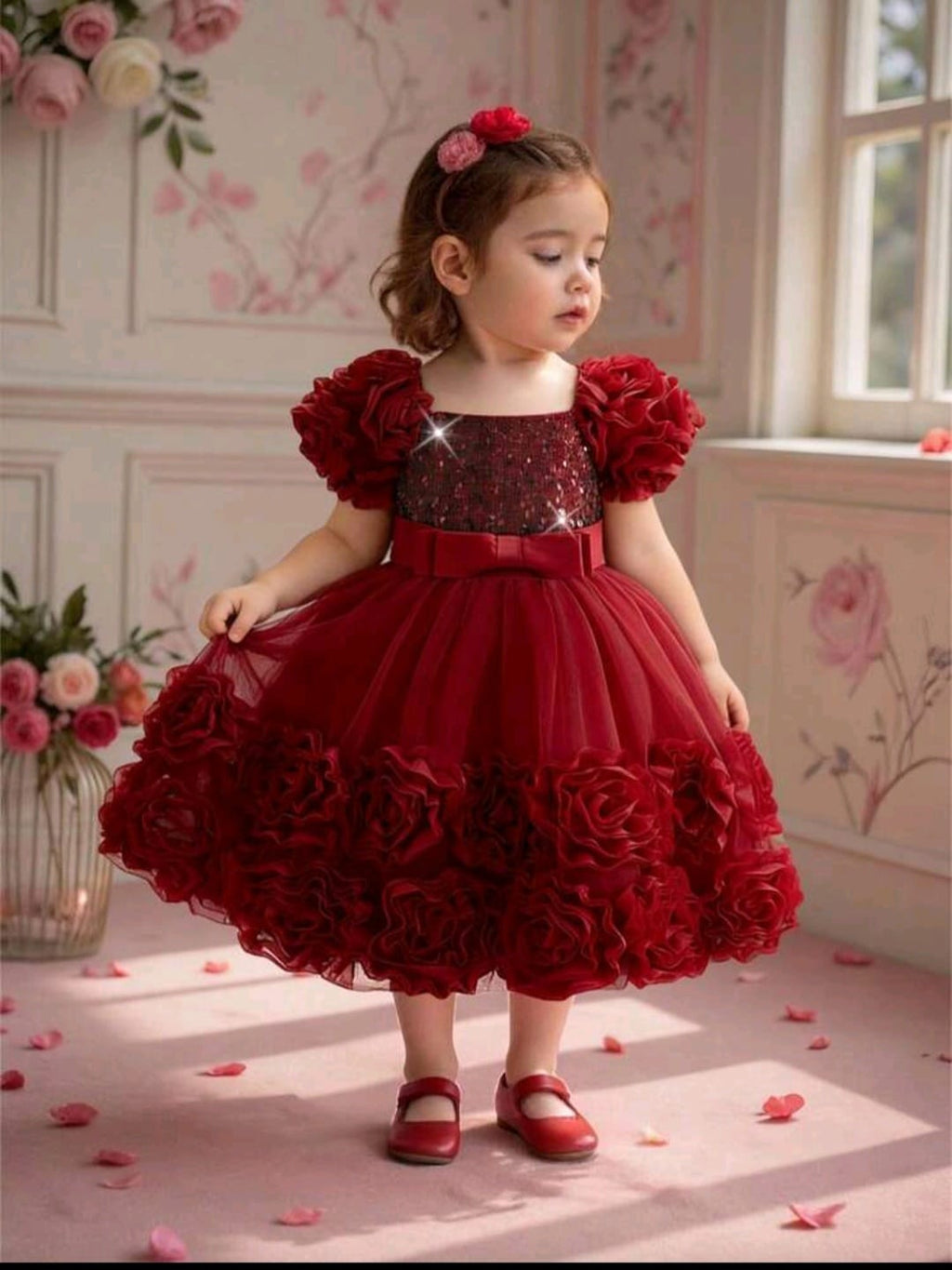 Baby Girls Sequin Tutu Princess  Dress