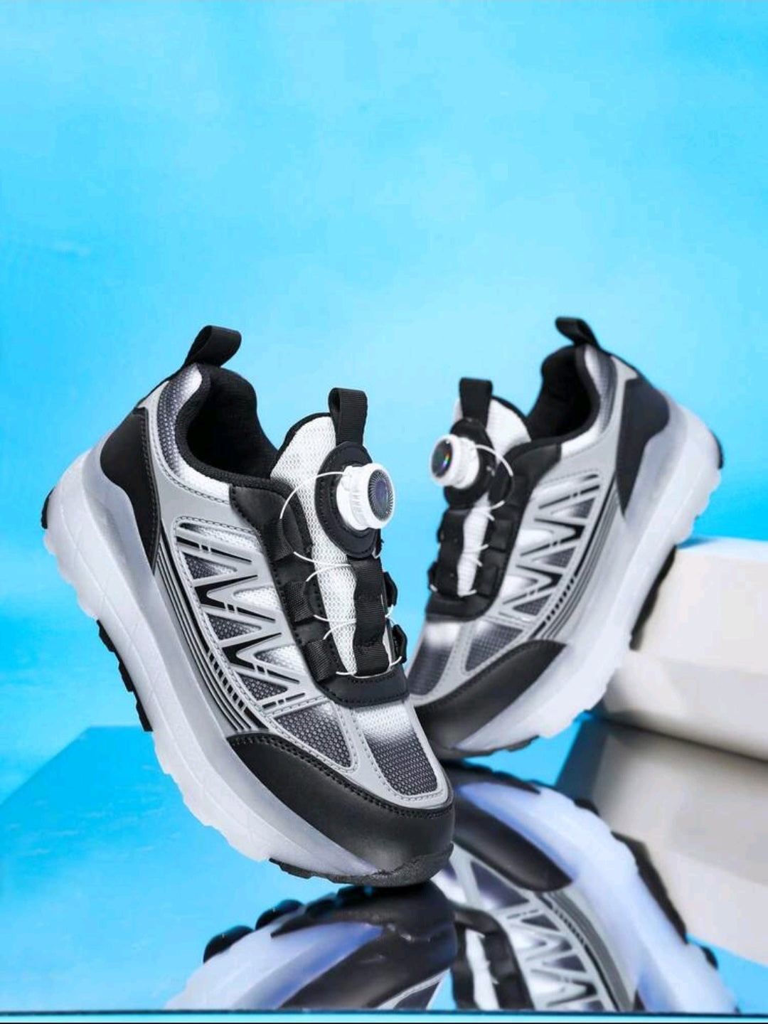 Kids Boys 4-Wheel Detachable Roller Skate Shoes