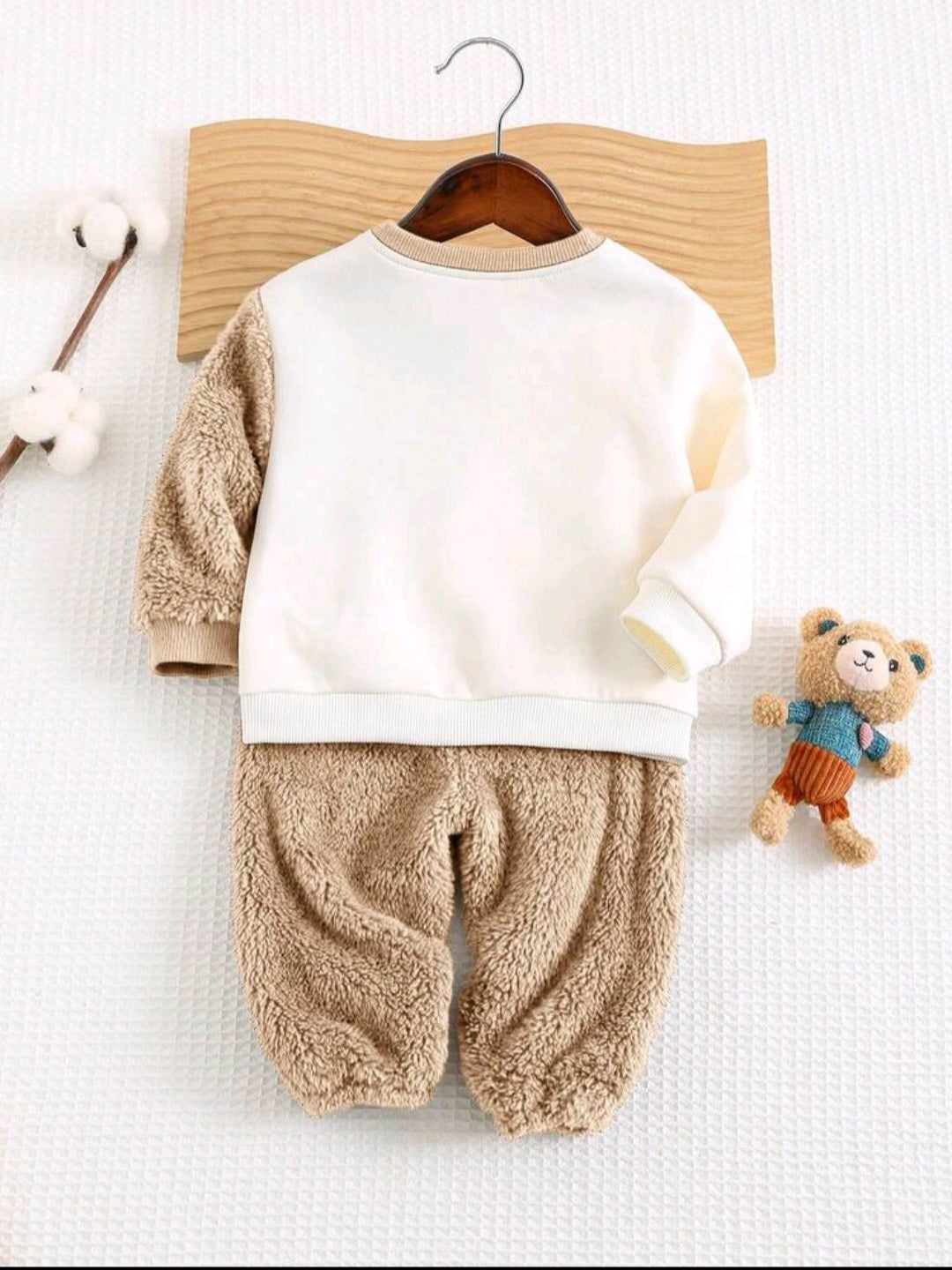Baby Boys Bear Print 2-Piece Set