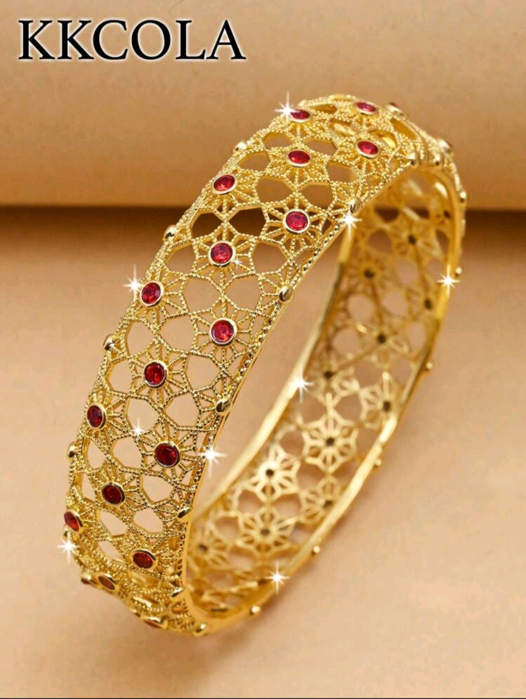 Flower Cubic  Buckle Bangle High Quality for Women