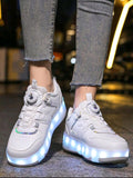 Kids 2-in-1 LED Roller Skates