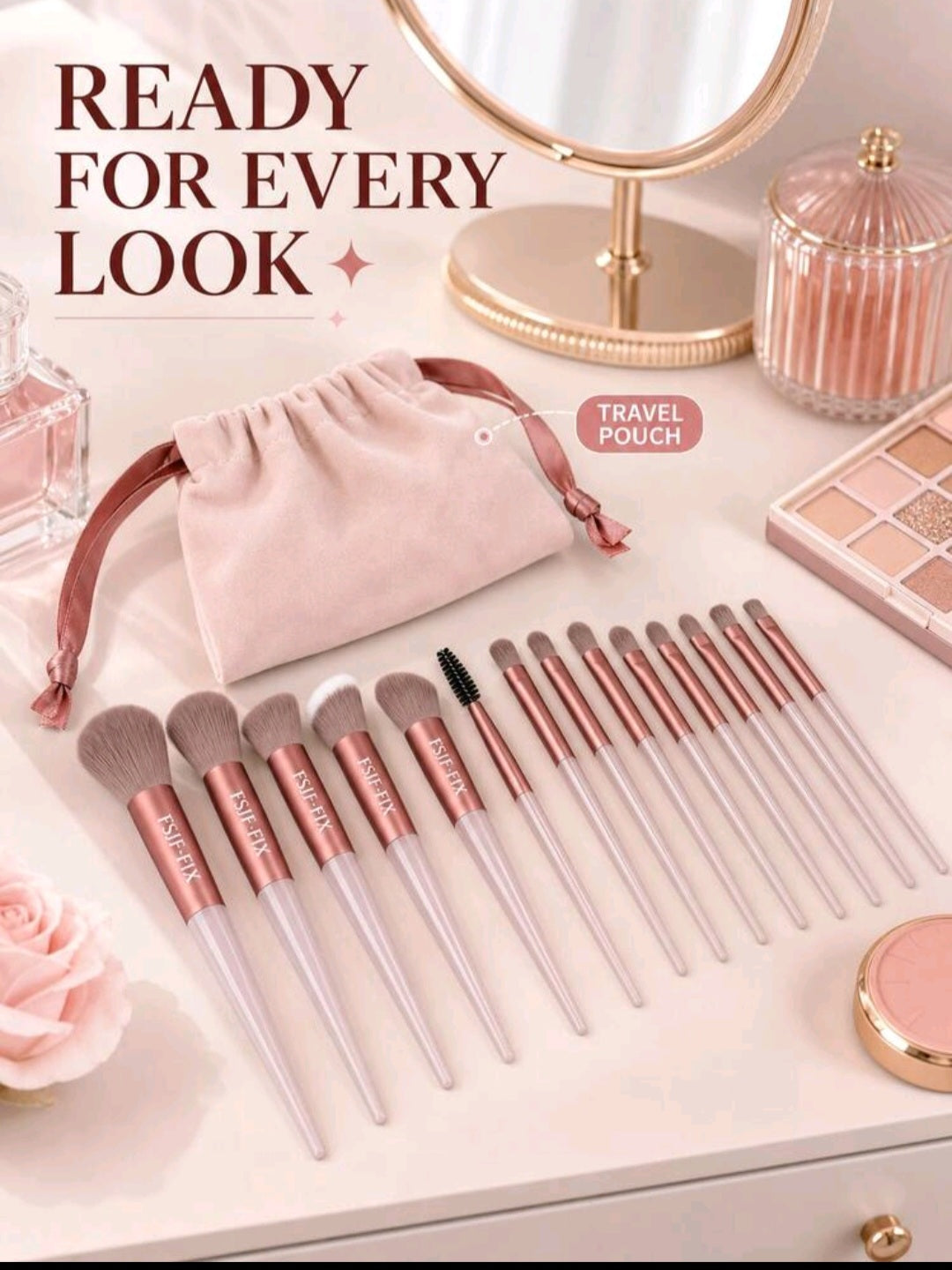 14-Piece Multi-Functional Makeup Brush Set