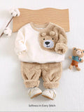 Baby Boys Bear Print 2-Piece Set