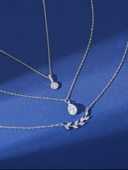 3pcs High Quality Water Drop & Branch Design Necklace Set for Women