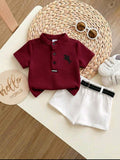 Newborn Baby Boy Knit 2-Piece Set