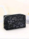 Heart Mesh Makeup Bag
