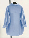 Oversized Shirt Jacket with Pockets – Long Sleeve