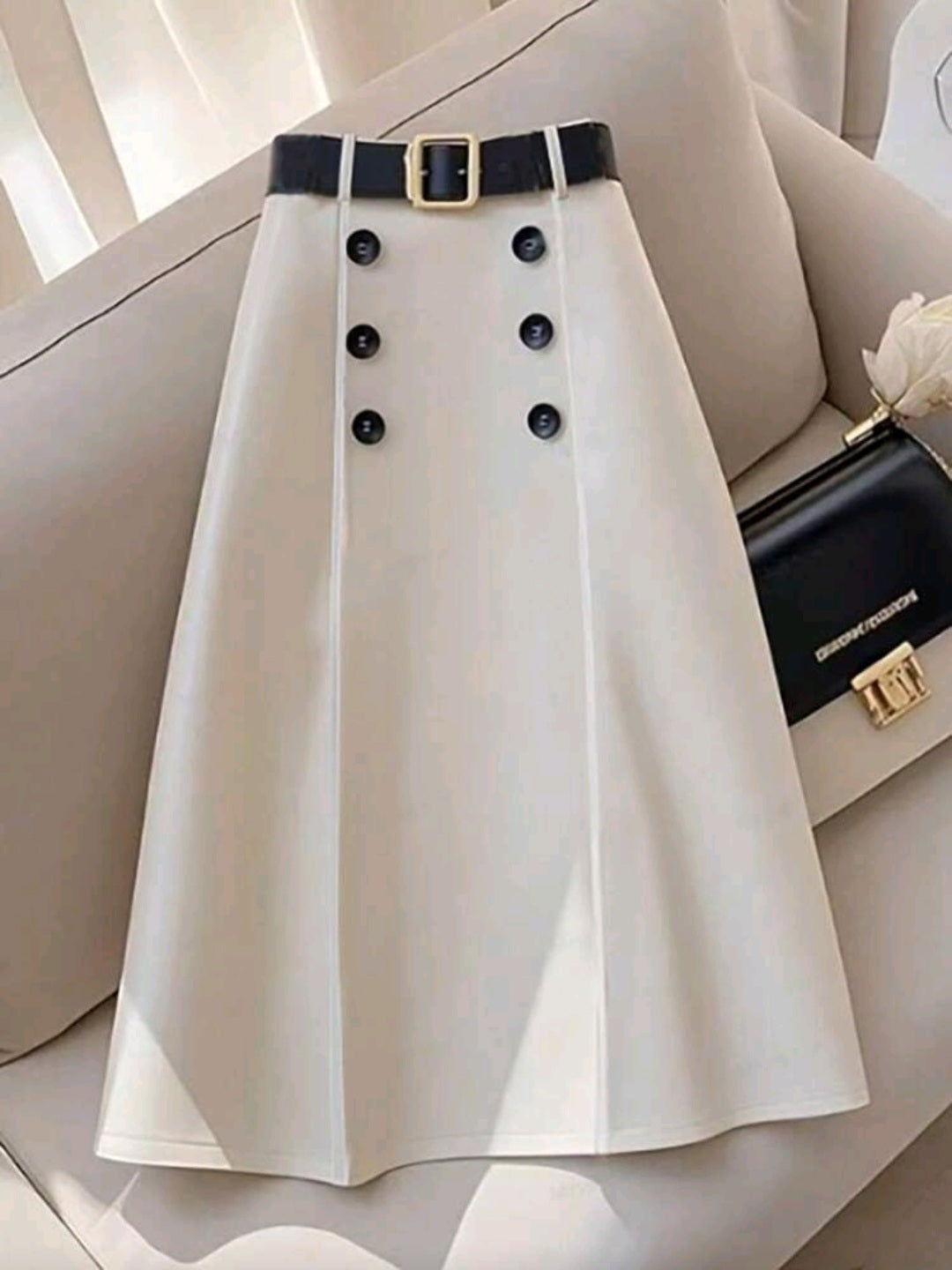 Women Elegant A-Line Swing Skirt – Spring/Summer