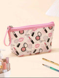 Lip Print Cosmetic Bag
