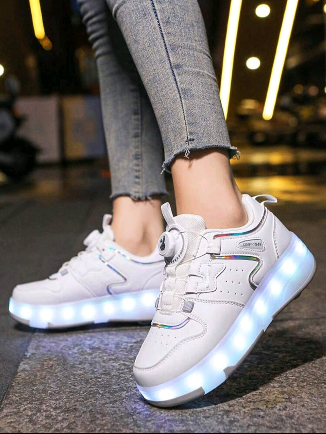 Kids 2-in-1 LED Roller Skates