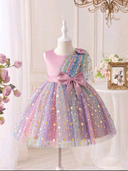 Sparkling Multicolour Princess Tulle Dress