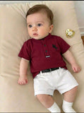 Newborn Baby Boy Knit 2-Piece Set