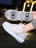 Kids 2-in-1 LED Roller Skates